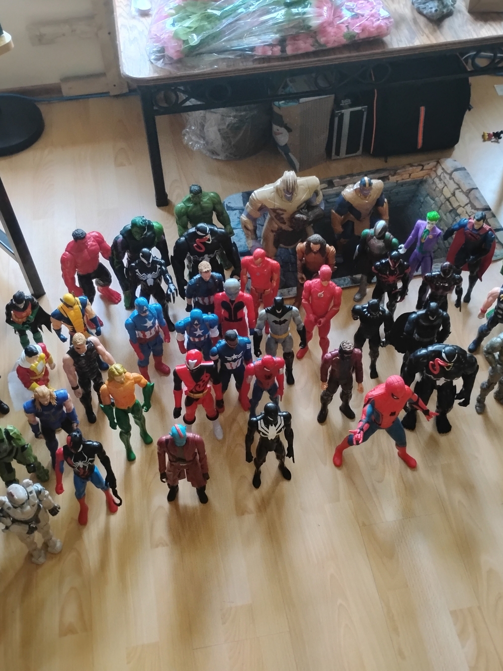 Assorted Kids Superhero Action Figures - Multi-Color Pack 41 Figures
